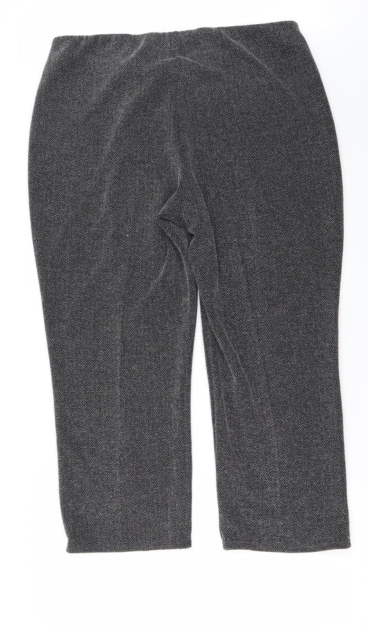 Womens UK Size 38 in Preworn Regular Fit  Grey Trousers