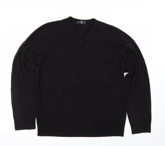 Marks and Spencer Mens Black   Pullover Jumper Size M