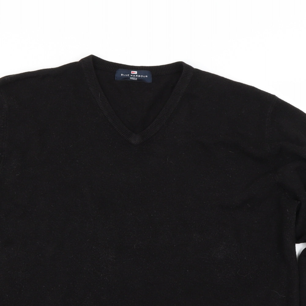 Marks and Spencer Mens Black   Pullover Jumper Size M
