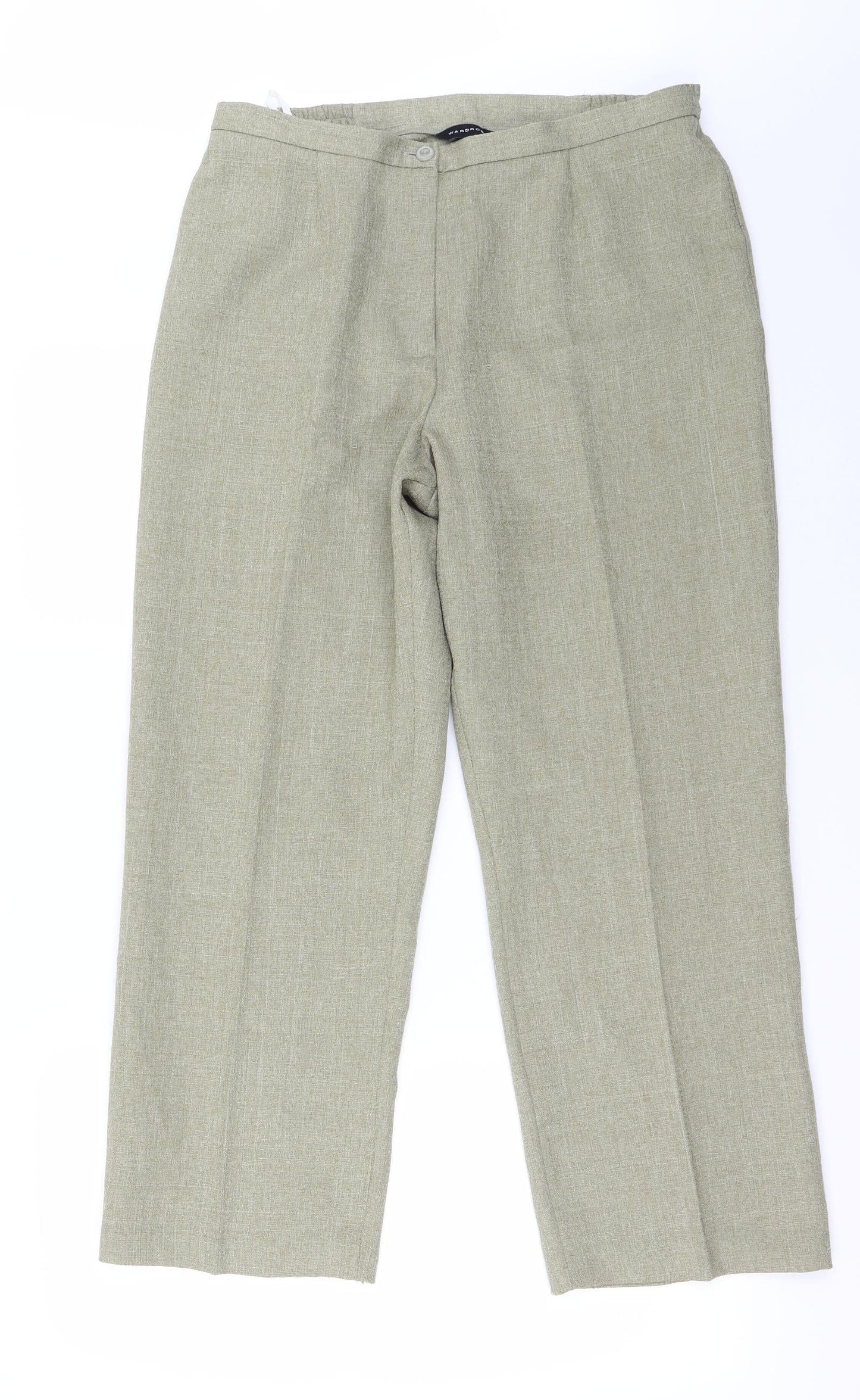 Womens UK Size 32 in Wardrobe Regular Fit  Gold Trousers