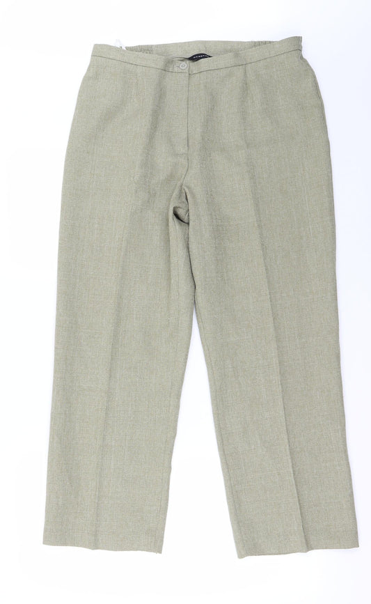 Womens UK Size 32 in Wardrobe Regular Fit  Gold Trousers