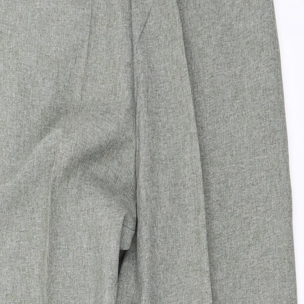 Womens UK Size S Preworn Regular Fit  Green Trousers