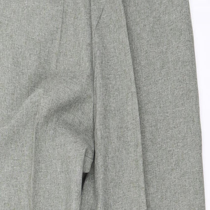 Womens UK Size S Preworn Regular Fit  Green Trousers