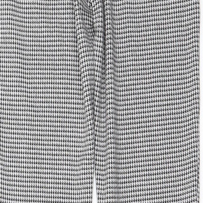 River Island Womens White Check  Trousers  Size 32 in L28 in