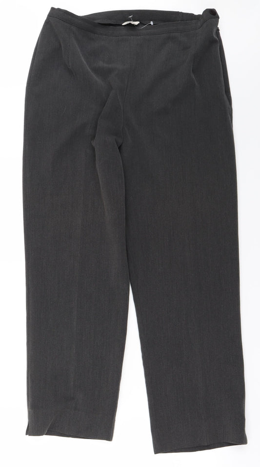 Womens UK Size 14 Separates Regular Fit  Grey Trousers