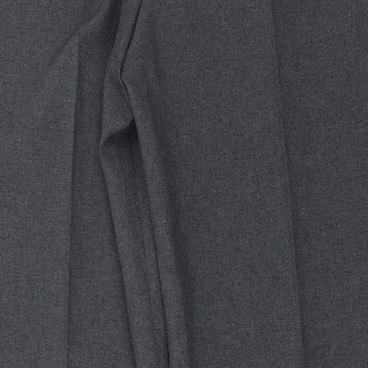 Womens UK Size 14 Preworn Regular Fit  Grey Trousers