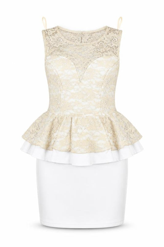 AX Womens Beige   Fit & Flare  Size 12