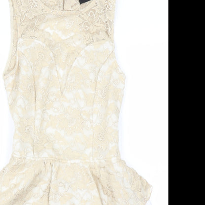 AX Womens Beige   Fit & Flare  Size 12