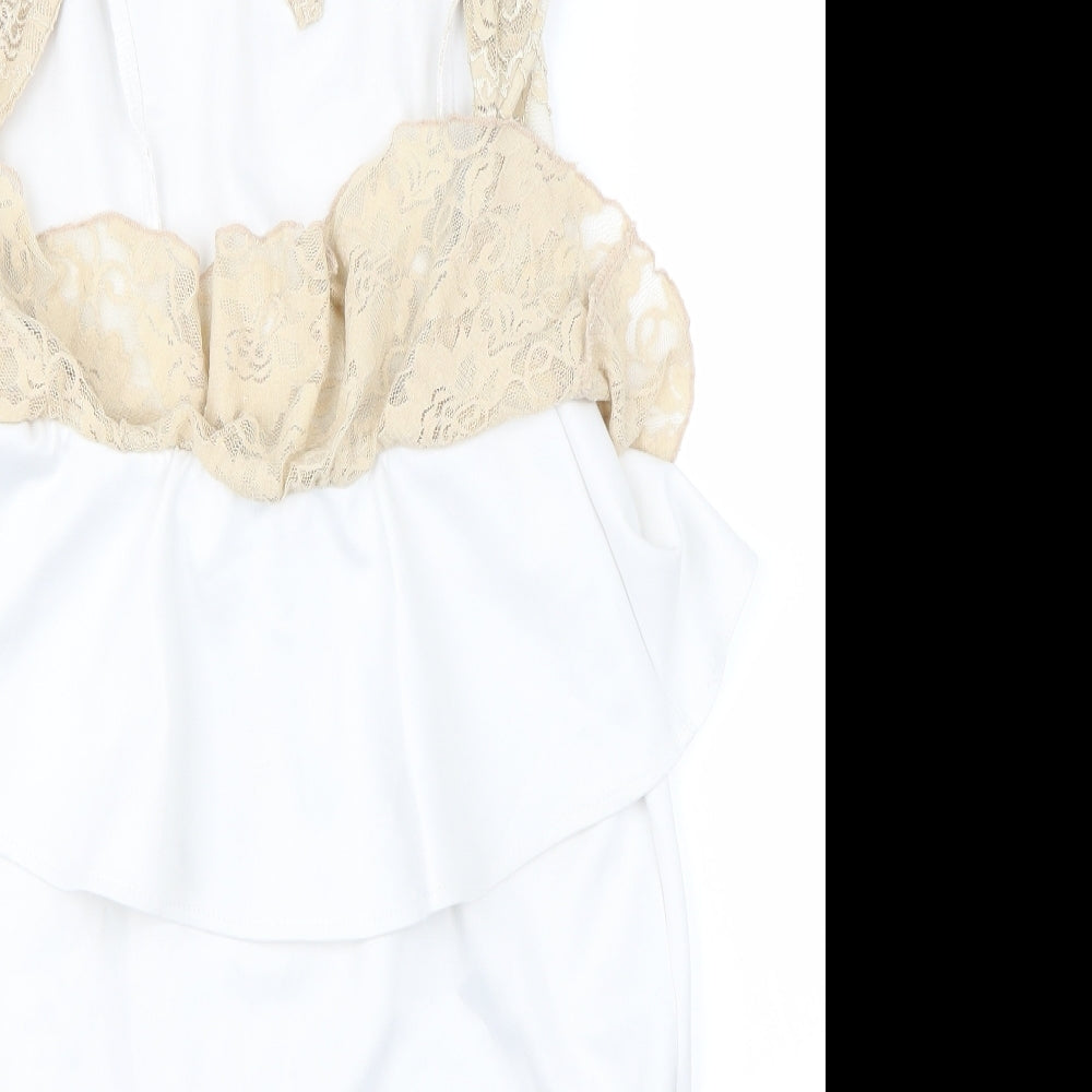 AX Womens Beige   Fit & Flare  Size 12