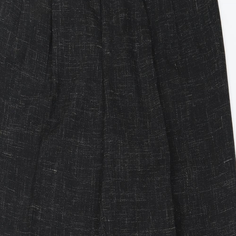 pecci Mens Black   Trousers  Size 28 in L26 in