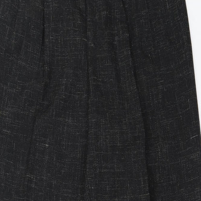 pecci Mens Black   Trousers  Size 28 in L26 in