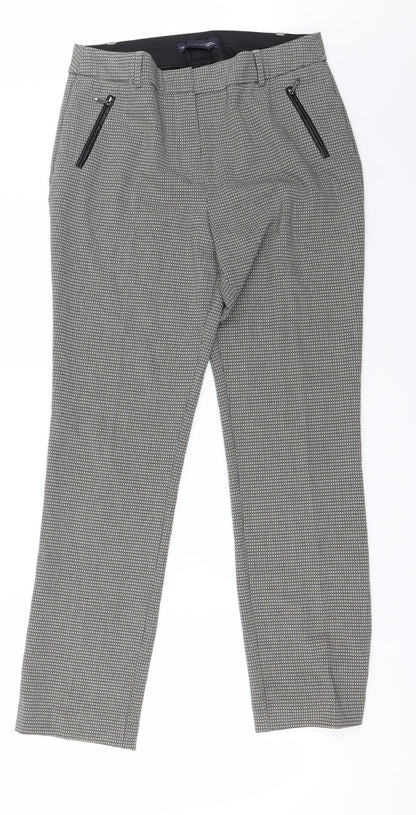 Womens UK Size 10 Marks and Spencer Regular Fit  Grey Trousers