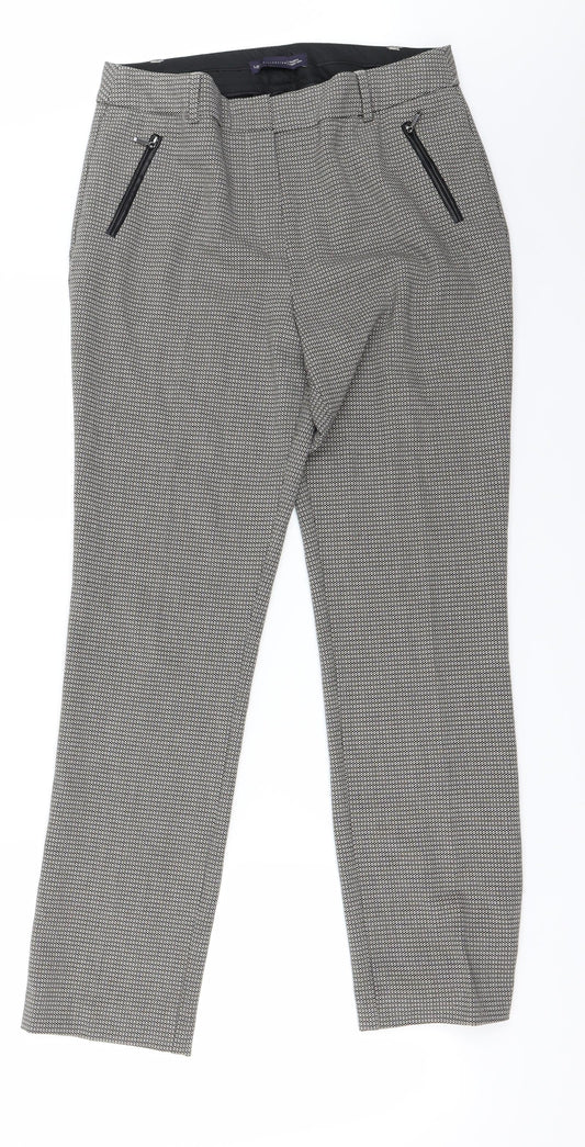Womens UK Size 10 Marks and Spencer Regular Fit  Grey Trousers