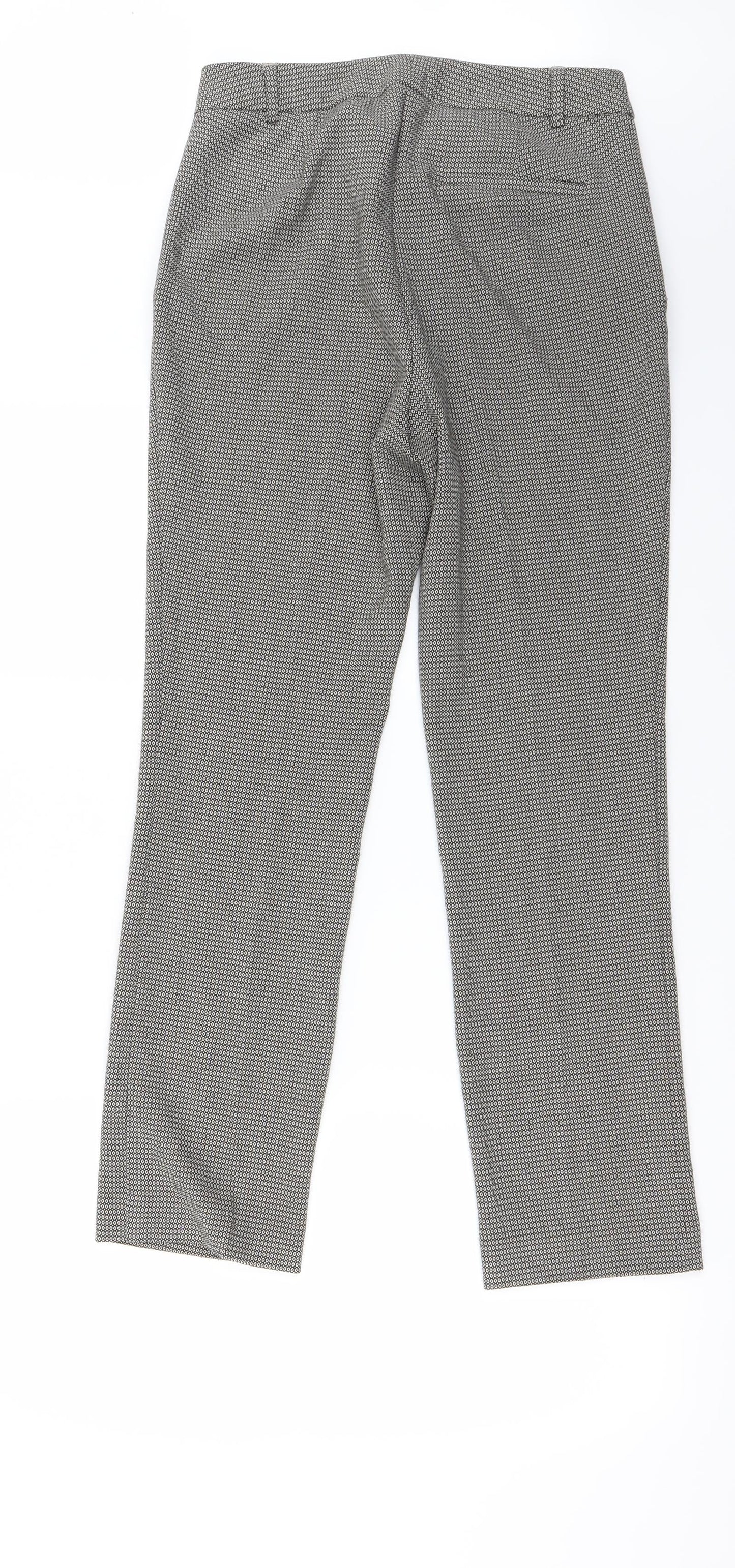 Womens UK Size 10 Marks and Spencer Regular Fit  Grey Trousers