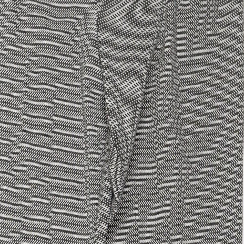 Womens UK Size 10 Marks and Spencer Regular Fit  Grey Trousers