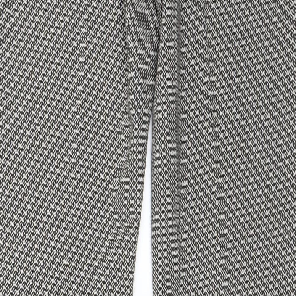 Womens UK Size 10 Marks and Spencer Regular Fit  Grey Trousers