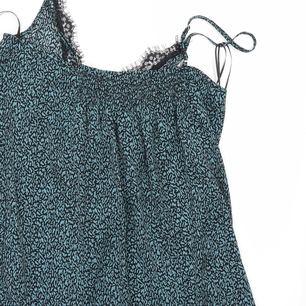 Day Dreams Womens Blue   Basic Blouse Size 12