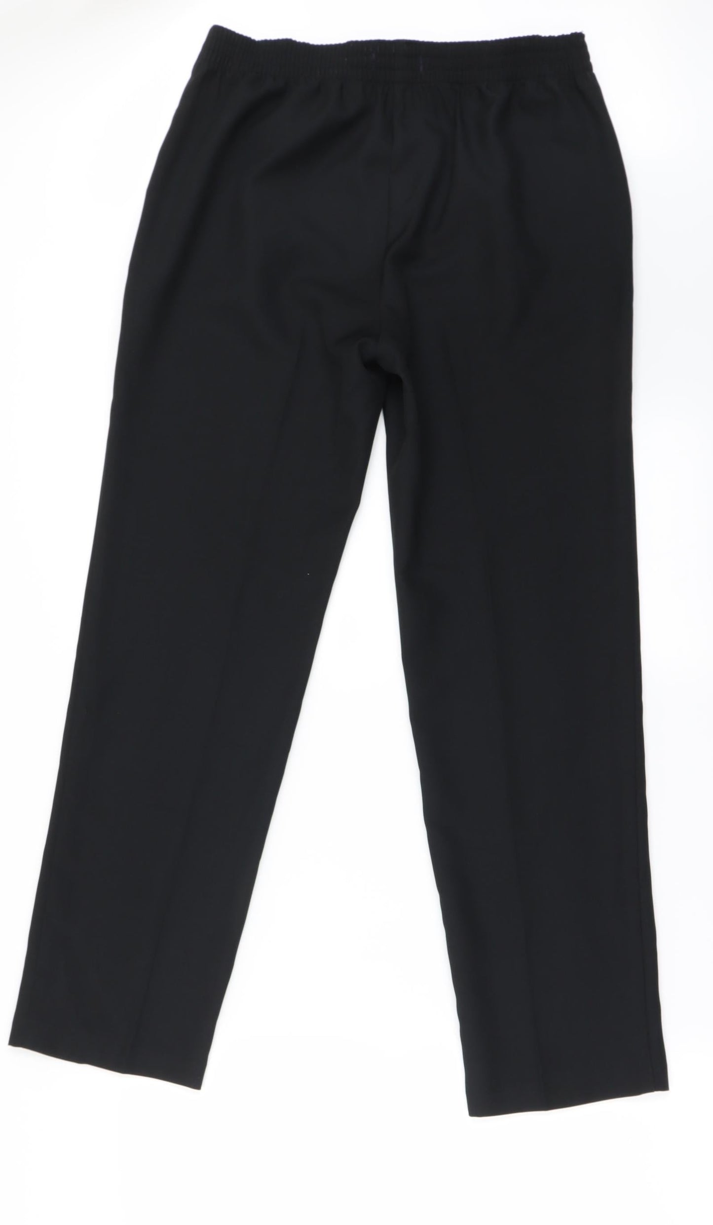 Womens UK Size 10 Marks and Spencer Regular Fit  Black Trousers