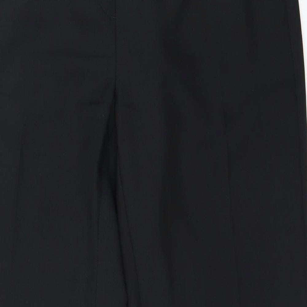 Womens UK Size 10 Marks and Spencer Regular Fit  Black Trousers