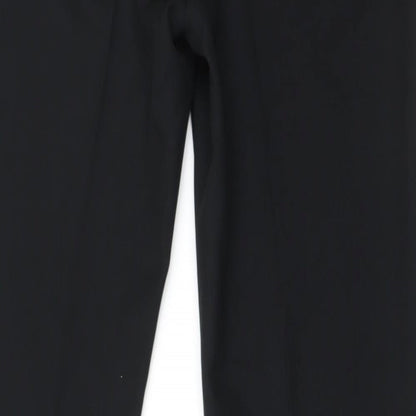 Womens UK Size 10 Marks and Spencer Regular Fit  Black Trousers