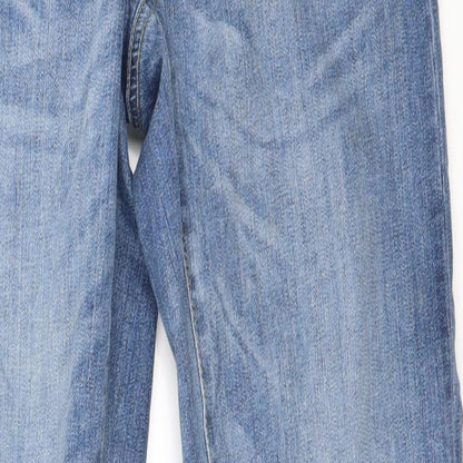 bloomin marvellous Womens Blue   Straight Jeans Size 10 L26 in