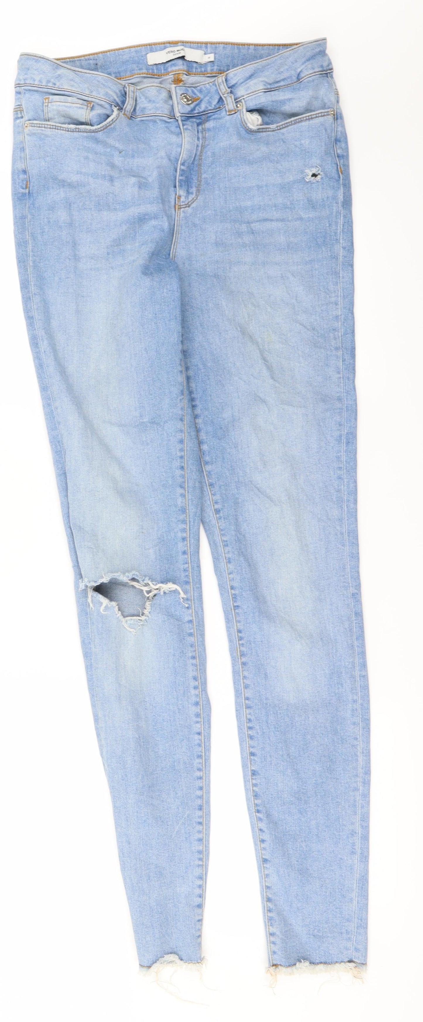 Womens UK Size 28 in VERO MODA Regular Fit Skinny Blue Jeans