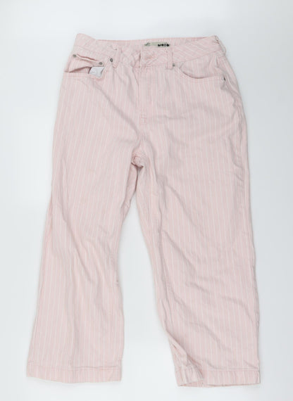 Topshop Womens Pink   Straight Jeans Size 30 in L23 in