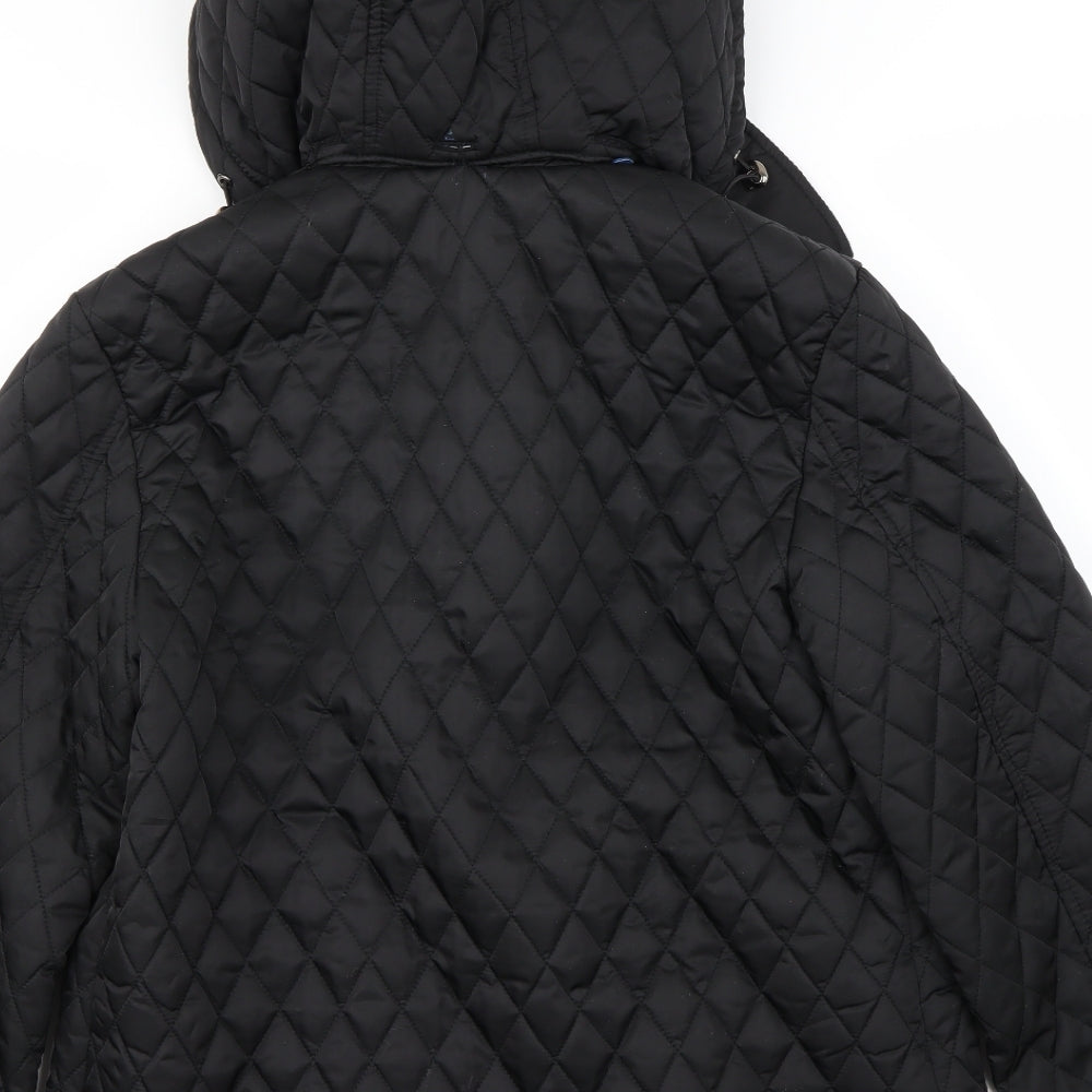 Canvas Womens Black   Jacket  Size 10