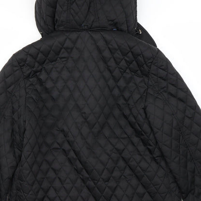Canvas Womens Black   Jacket  Size 10