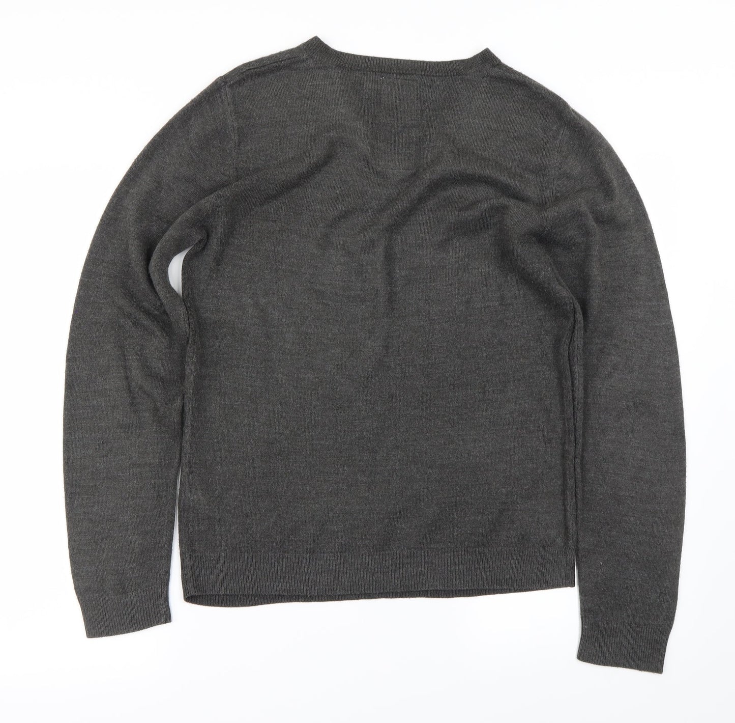 Topman Mens Grey   Pullover Jumper Size S