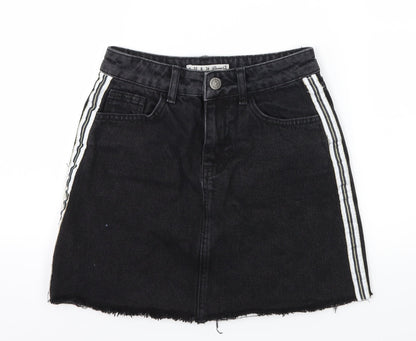 Womens UK Size 4 Denim & Co. A-Line Denim Skirt