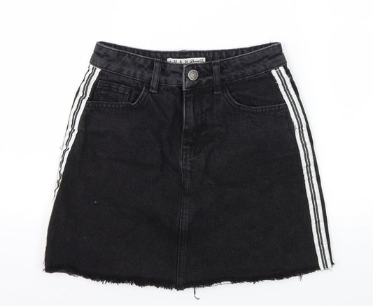 Womens UK Size 4 Denim & Co. A-Line Denim Skirt