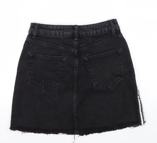Womens UK Size 4 Denim & Co. A-Line Denim Skirt