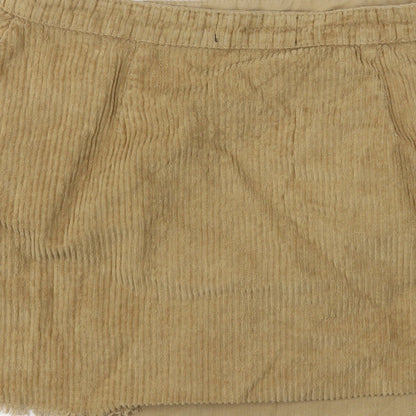 BDG Womens Brown  Corduroy Wrap Skirt Size M