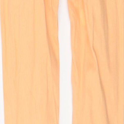 Suteblanco Jeans Womens Orange  Denim Skinny Jeans Size 6 L29 in