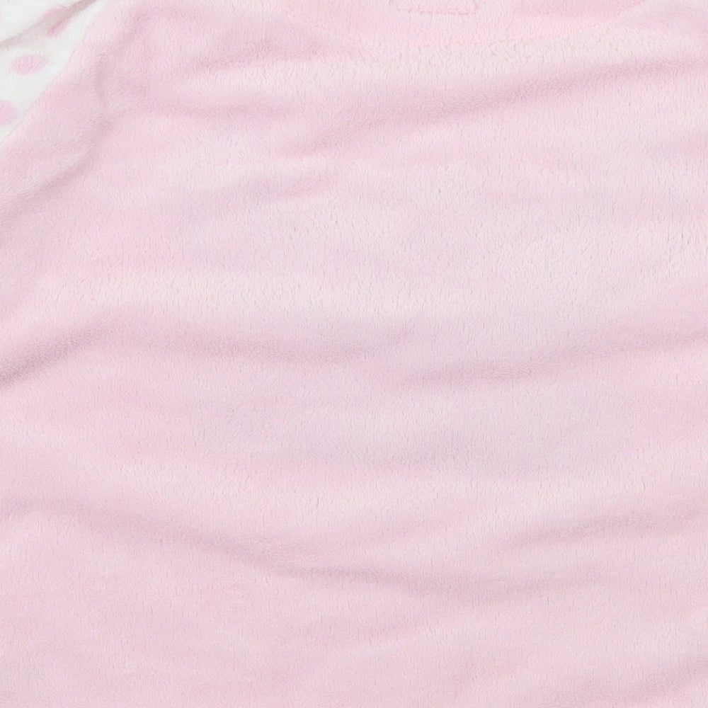Love To Lounge Womens Pink Polka Dot Microfibre Top Pyjama Top Size 6  - Stitch