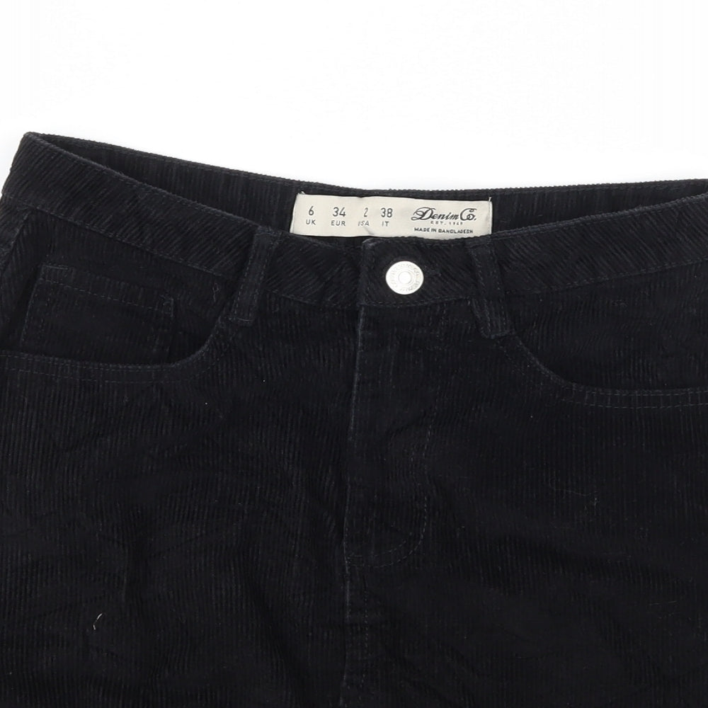 Womens UK Size 6 Denim & Co. A-Line Corduroy Skirt