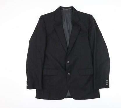 Mens UK Size L Pinstripe Regular Grey Suit Jacket