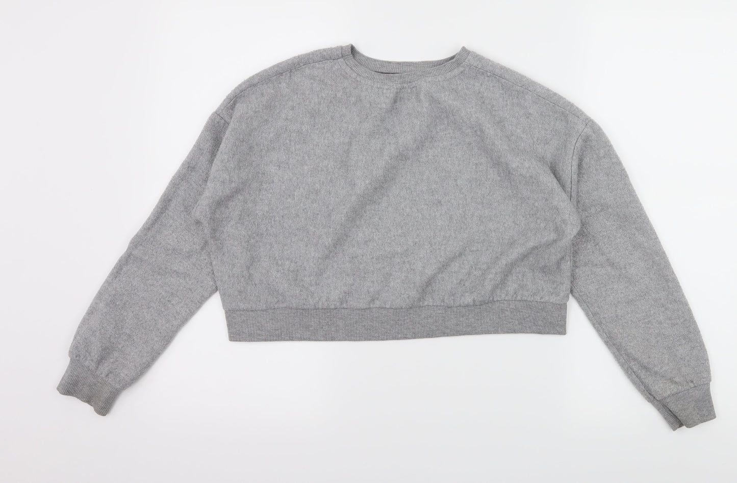 New Look Girls Grey  Jersey Pullover Sweatshirt Size 12-13 Years  - 1997
