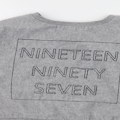 New Look Girls Grey  Jersey Pullover Sweatshirt Size 12-13 Years  - 1997