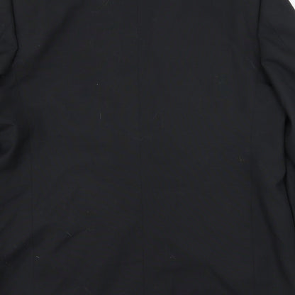 M.A.A Mens Black   Jacket Suit Jacket Size L