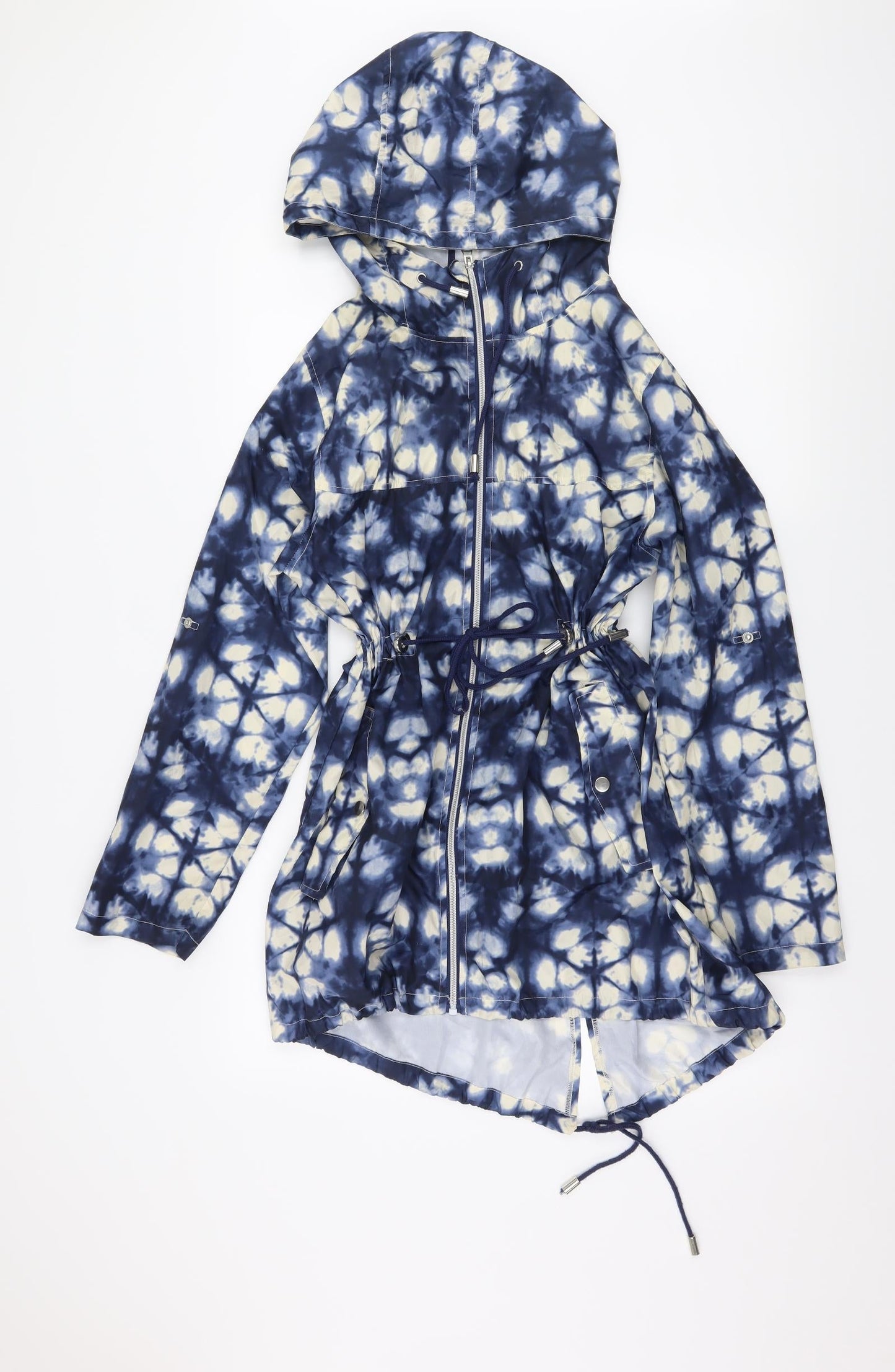 Womens UK Size 10 Atmosphere Blue Parka Coat