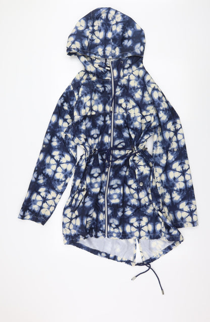 Womens UK Size 10 Atmosphere Blue Parka Coat