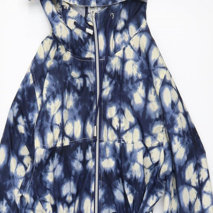 Womens UK Size 10 Atmosphere Blue Parka Coat