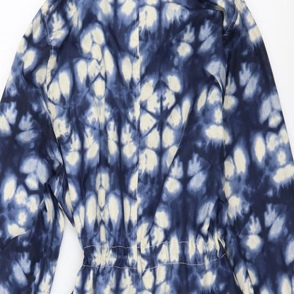 Womens UK Size 10 Atmosphere Blue Parka Coat