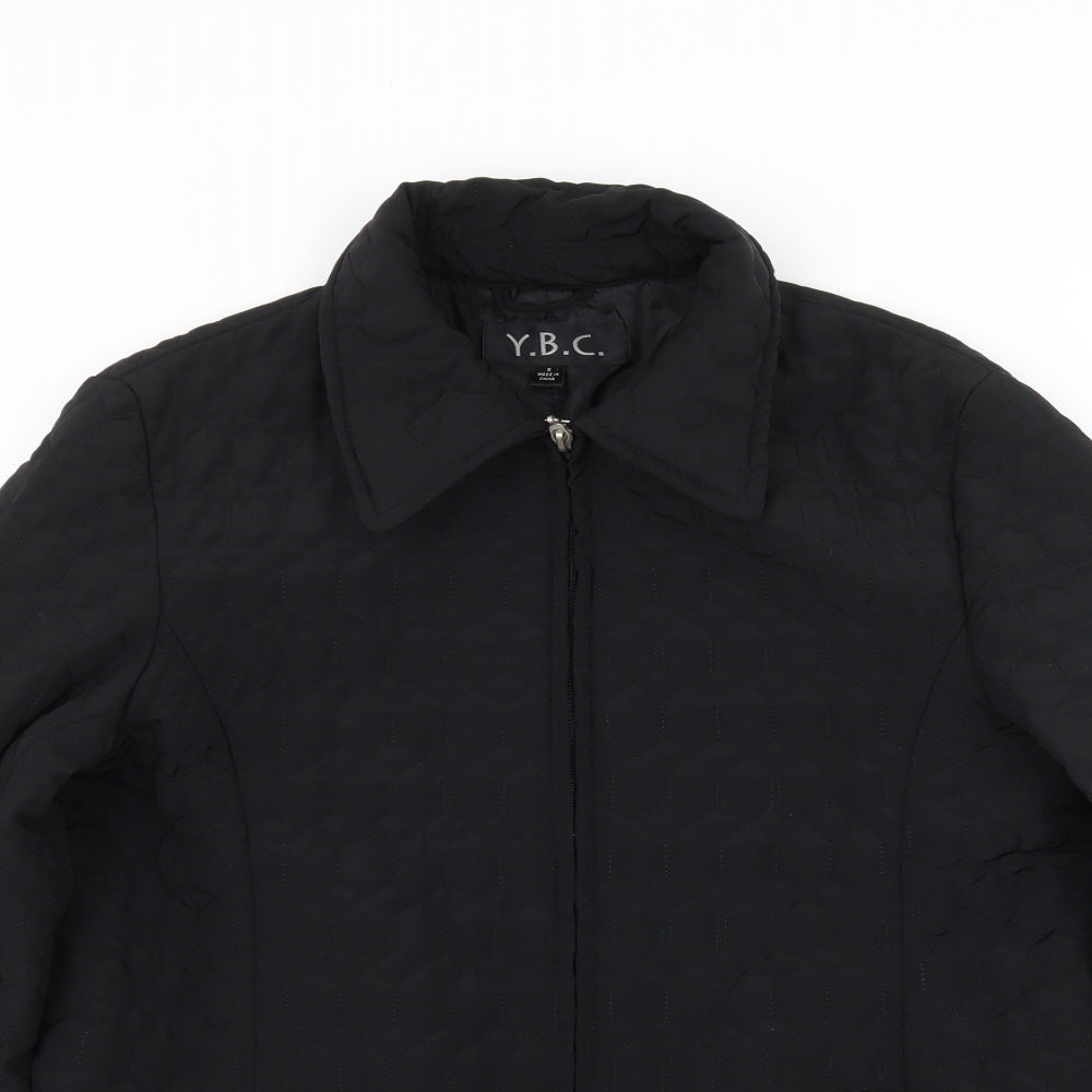 Womens UK Size S YBC Black Jacket