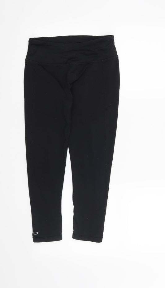 Oakley Womens Black   Capri Leggings Size S L21 in