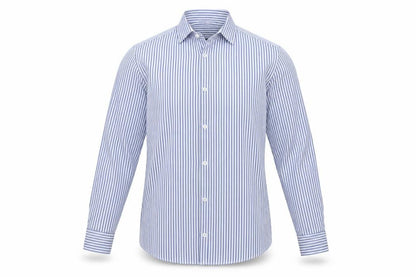 Mens UK Size XS River Island Blue  Button-Up Long Sleeve Casual Shirt