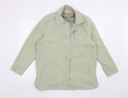 Womens UK Size 16 Damart Green Jacket