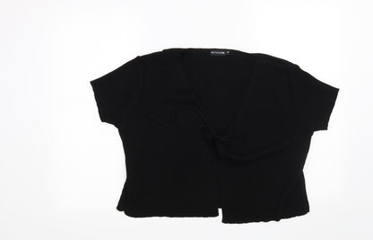 Pretty Little Thing Womens Black   Cardigan Jumper Size M